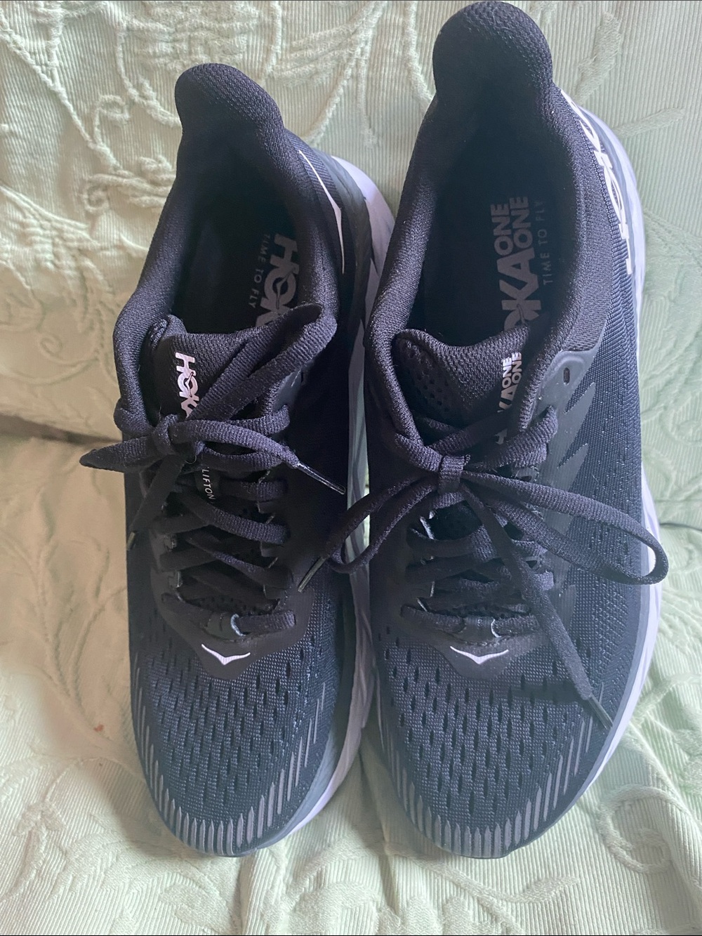 Hoka Clifton 7 Women’s Black Running Shoes
